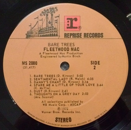Fleetwood Mac : Bare Trees (LP, Album, Pit)