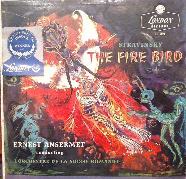 Igor Stravinsky, Ernest Ansermet Conducting L'Orchestre De La Suisse Romande : The Fire Bird (LP, Mono)