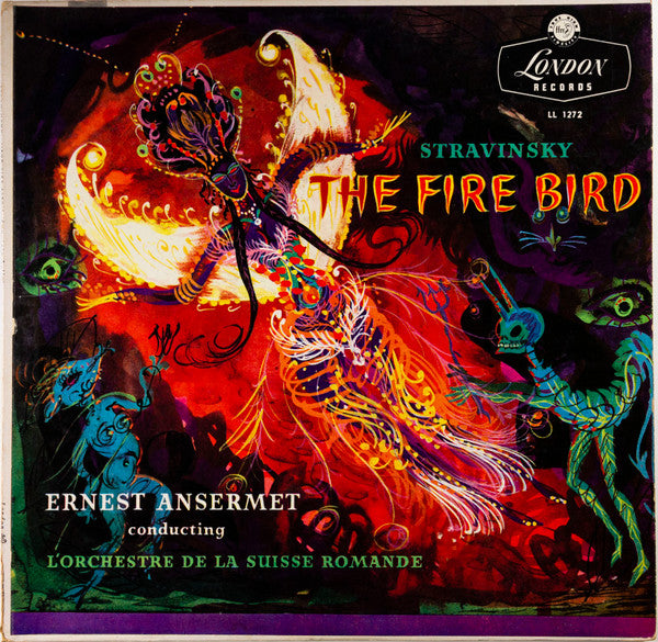 Igor Stravinsky, Ernest Ansermet Conducting L'Orchestre De La Suisse Romande : The Fire Bird (LP, Mono)