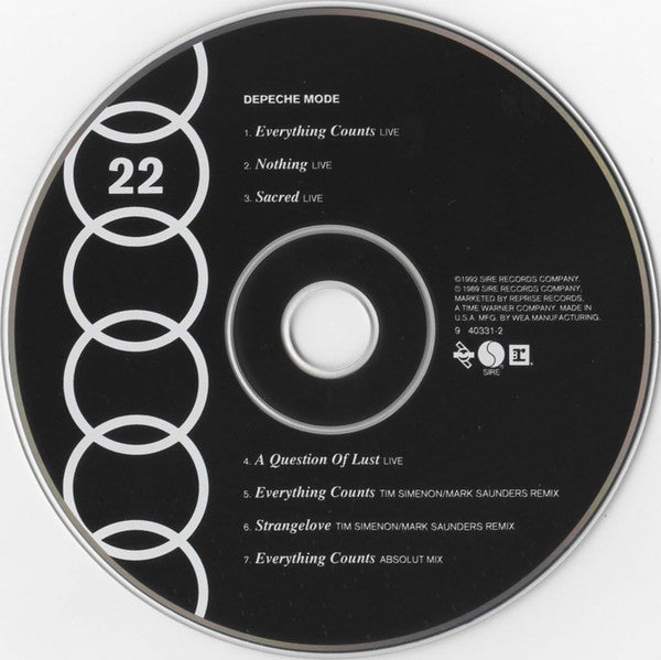 Depeche Mode : Everything Counts (Live) (CD, Maxi, RE, Dig)