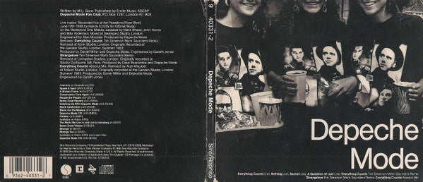Depeche Mode : Everything Counts (Live) (CD, Maxi, RE, Dig)