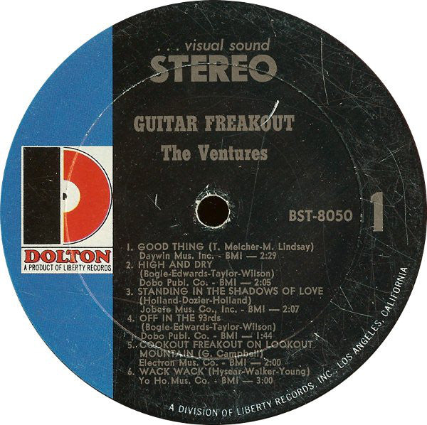 The Ventures : Guitar Freakout (LP, All)