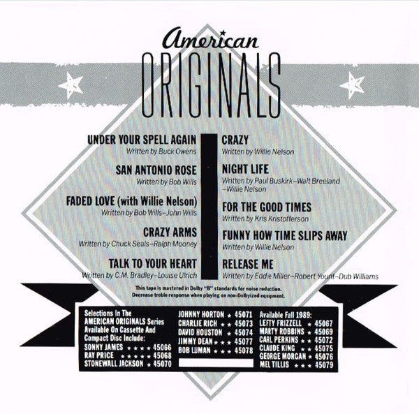 Ray Price : American Originals (CD, Comp)