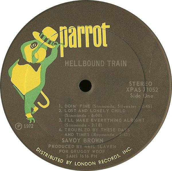 Savoy Brown : Hellbound Train (LP, Album, PH-)