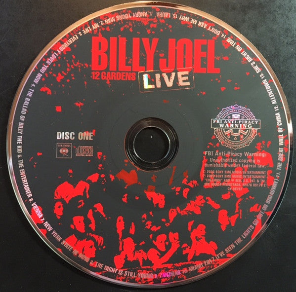 Billy Joel : 12 Gardens Live (2xCD, Album, Dig)