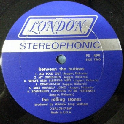 The Rolling Stones : Between The Buttons (LP, Album, Bes)