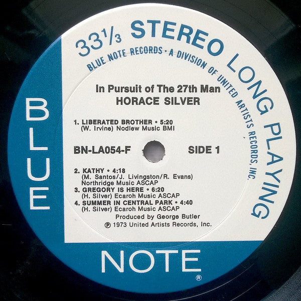 Horace Silver : In Pursuit Of The 27th Man (LP, Album)