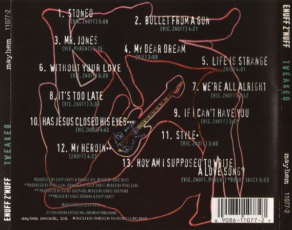 Enuff Z'nuff : Tweaked (CD, Album)
