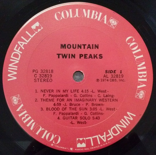 Mountain : Twin Peaks (2xLP, Album)