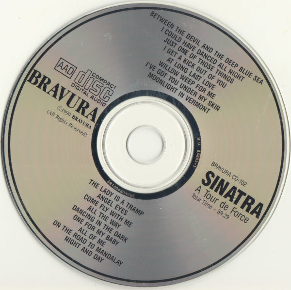 Frank Sinatra With The Red Norvo Quintet : A Tour De Force (CD, Album, RM)
