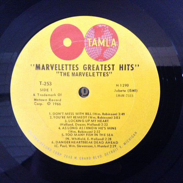 The Marvelettes : Marvelettes Greatest Hits (LP, Comp, Mono)