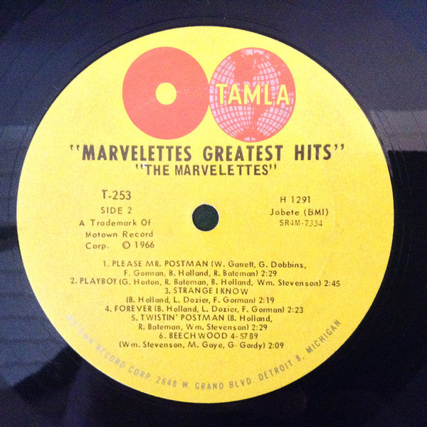 The Marvelettes : Marvelettes Greatest Hits (LP, Comp, Mono)