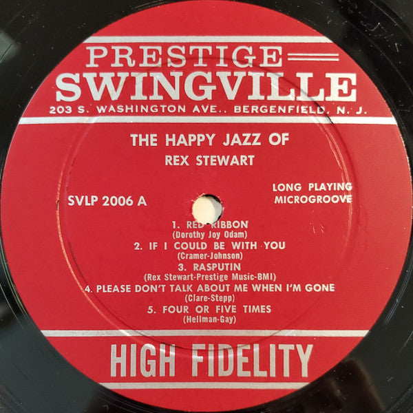 Rex Stewart : The Happy Jazz Of Rex Stewart (LP, Album, Mono)