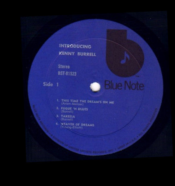 Kenny Burrell : Introducing Kenny Burrell (LP, Album, RE)