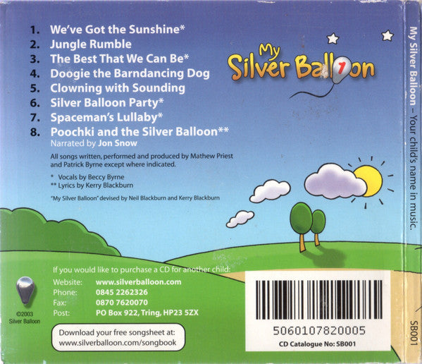 Mathew Priest, Patrick Byrne (3), Beccy Byrne : My Silver Ball1on (CD)