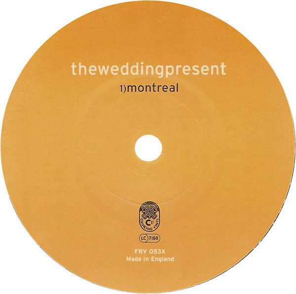 The Wedding Present : Montreal (7", Single)