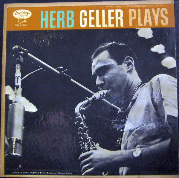 Herb Geller : Herb Geller Plays (10", Album, Mono)