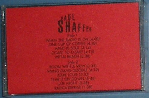 Paul Shaffer : Coast To Coast (Cass, Album, Promo)
