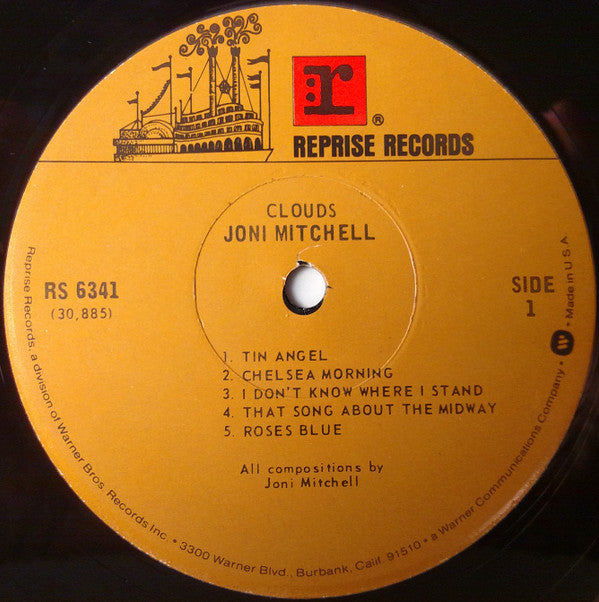Joni Mitchell : Clouds (LP, Album, RE, Jac)