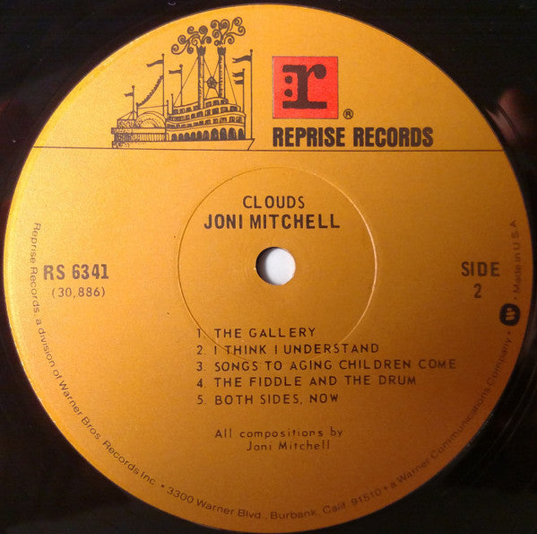 Joni Mitchell : Clouds (LP, Album, RE, Jac)