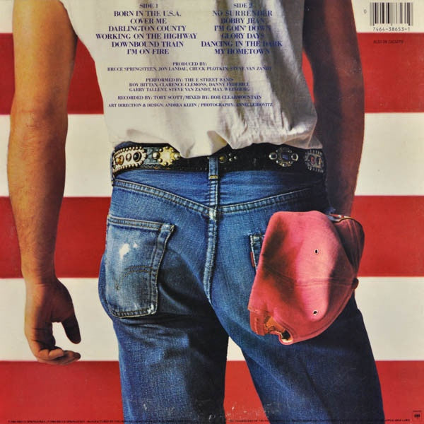 Bruce Springsteen : Born In The U.S.A. (LP, Album, RE, Car)
