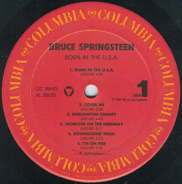 Bruce Springsteen : Born In The U.S.A. (LP, Album, RE, Car)