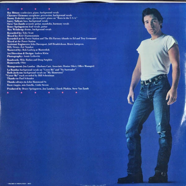Bruce Springsteen : Born In The U.S.A. (LP, Album, RE, Car)