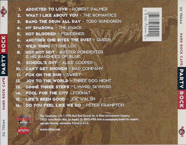 Various : Hard Rock Cafe: Party Rock (CD, Comp)