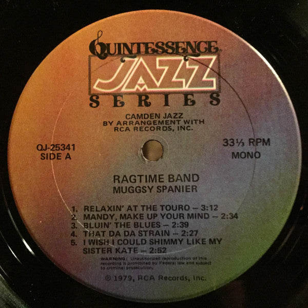 Muggsy Spanier's Ragtime Band : Muggsy Spanier's Ragtime Band (LP, Mono)