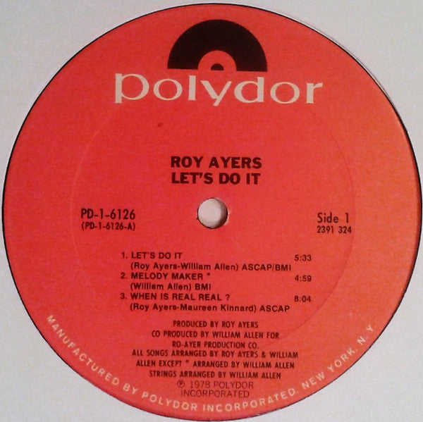 Roy Ayers : Let's Do It (LP, Album, Ter)