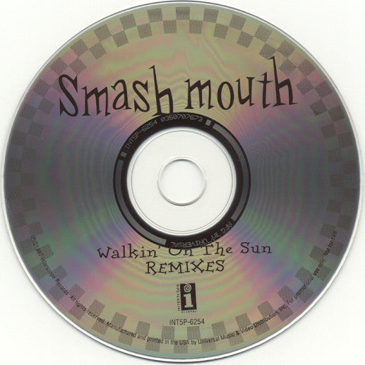Smash Mouth : Walkin' On The Sun (Remixes) (CD, Maxi, Promo)