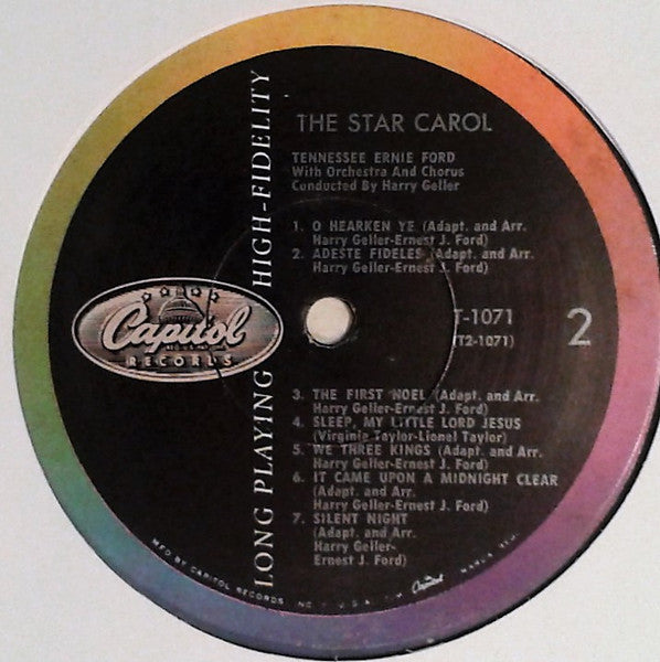 Tennessee Ernie Ford : The Star Carol (LP, Album, Mono, Scr)