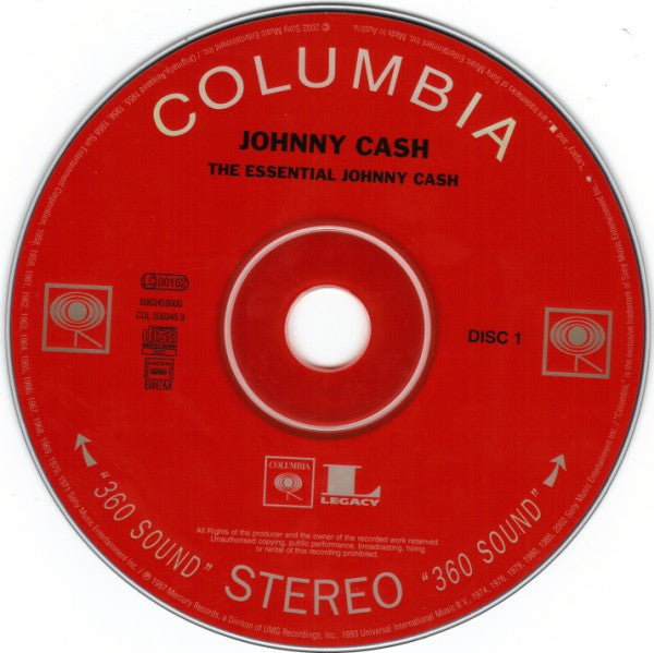 Johnny Cash : The Essential Johnny Cash (2xCD, Comp)