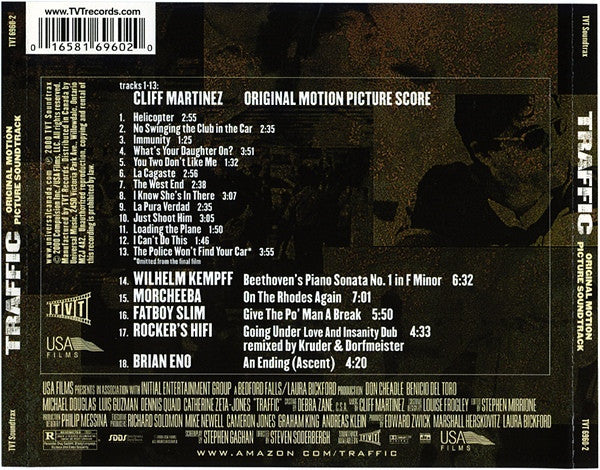 Cliff Martinez, Various : Traffic (Original Motion Picture Soundtrack) (HDCD, Album)