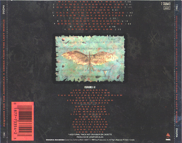 Jonathan Elias : Requiem For The Americas - Songs From The Lost World (CD, Album)