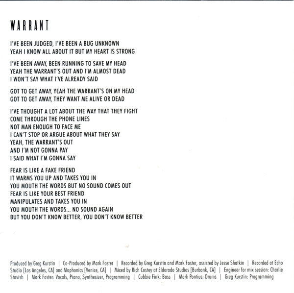 Foster The People : Torches (CD, Album, Son)