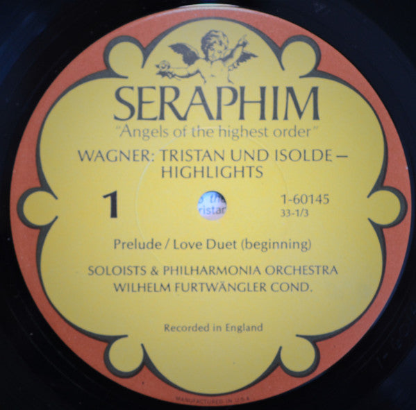 Wilhelm Furtwängler, Kirsten Flagstad : Wagner: Tristan Und Isolde (Highlights) (LP, Album, Mono)