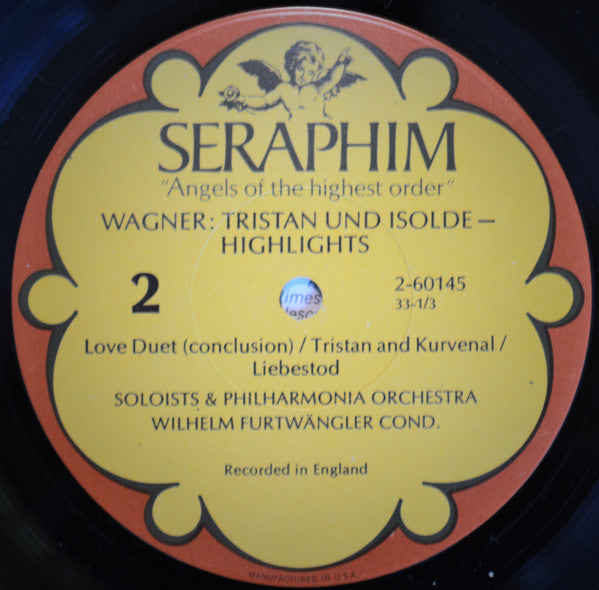 Wilhelm Furtwängler, Kirsten Flagstad : Wagner: Tristan Und Isolde (Highlights) (LP, Album, Mono)
