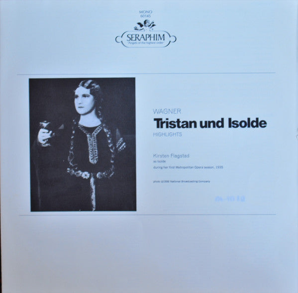 Wilhelm Furtwängler, Kirsten Flagstad : Wagner: Tristan Und Isolde (Highlights) (LP, Album, Mono)