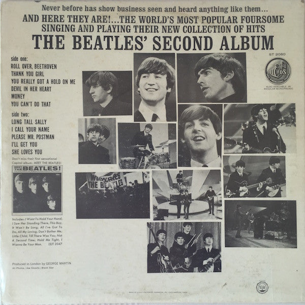 The Beatles : The Beatles' Second Album (LP, Album, RE)