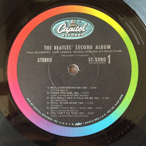 The Beatles : The Beatles' Second Album (LP, Album, RE)