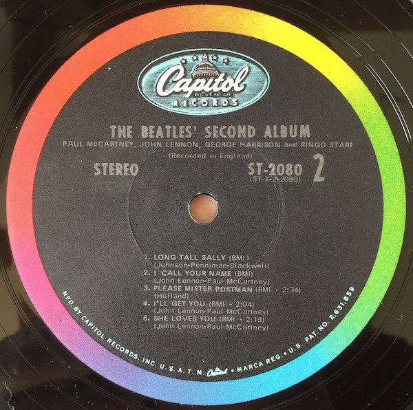 The Beatles : The Beatles' Second Album (LP, Album, RE)
