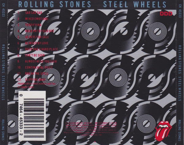 The Rolling Stones : Steel Wheels (CD, Album)