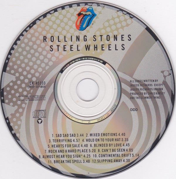 The Rolling Stones : Steel Wheels (CD, Album)