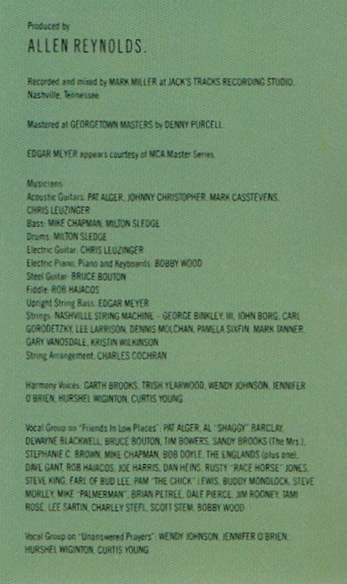 Garth Brooks : No Fences (Cass, Album)