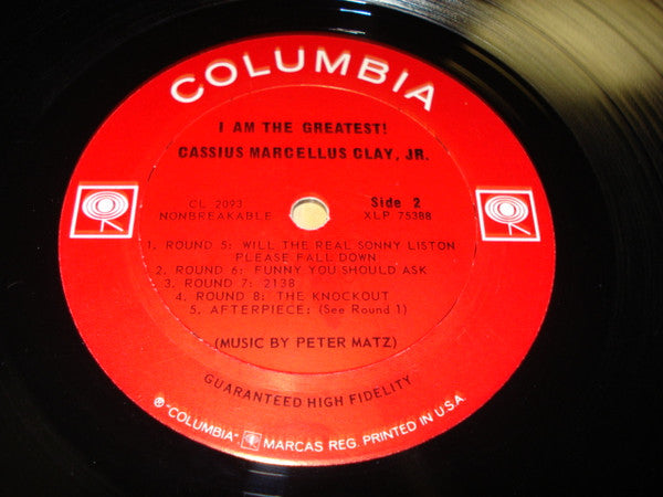 Cassius Clay : I Am The Greatest! (LP, Album, Mono)