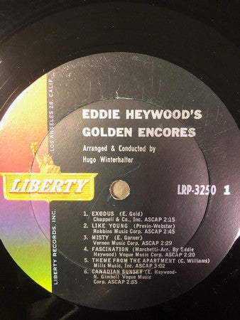 Eddie Heywood And His Orchestra : Golden Encores (LP)