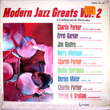 The Continental Jazz Octette : Modern Jazz Greats Vol. 2 (LP, Album, RE)