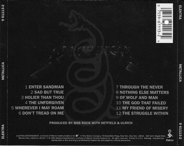 Metallica : Metallica (CD, Album, SRC)