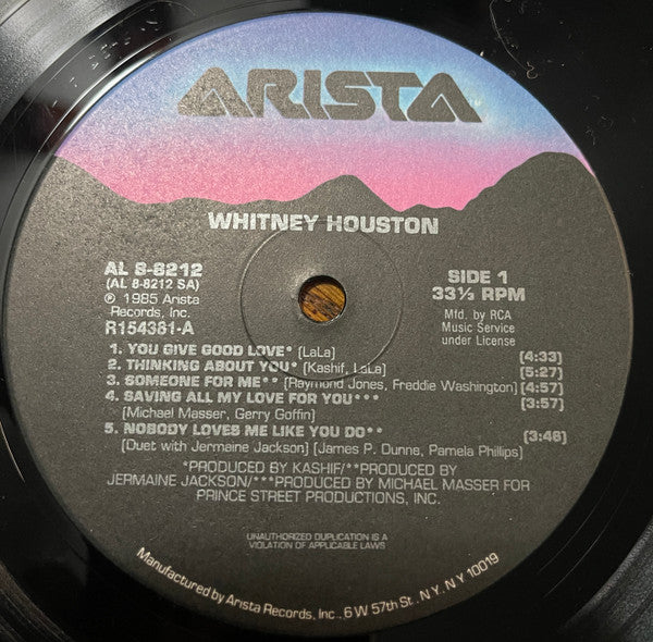 Whitney Houston : Whitney Houston (LP, Album, Club, Bar)